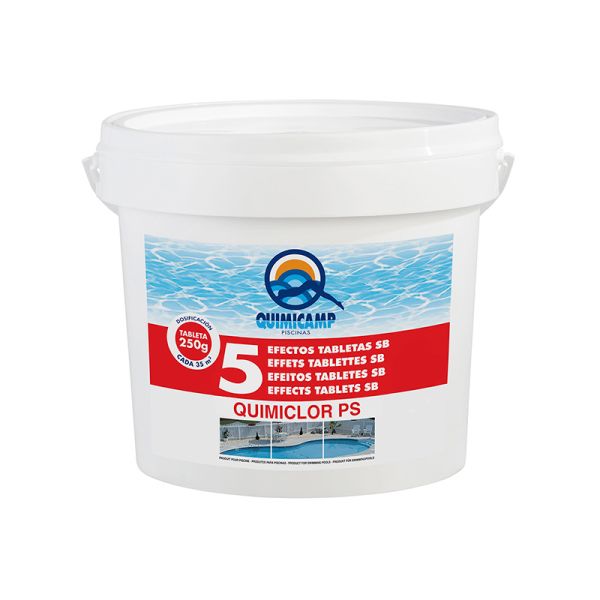 QUIMICLOR PS 5 EFECTOS TABLETAS - 4 UNIDADES