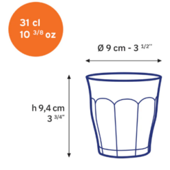 Alternative view of Le Picardie - DURALEX - Vermeil - 31 cl