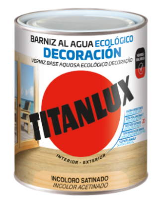 BARNIZ AL AGUA INCOLORO SATINADO 750ml