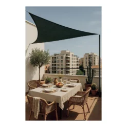 TOLDO VELA MARRON OSCURO 3*3*3