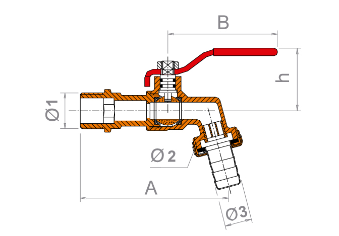 GRIFO JARDIN 1/2 - 3/4 - Imagen 2